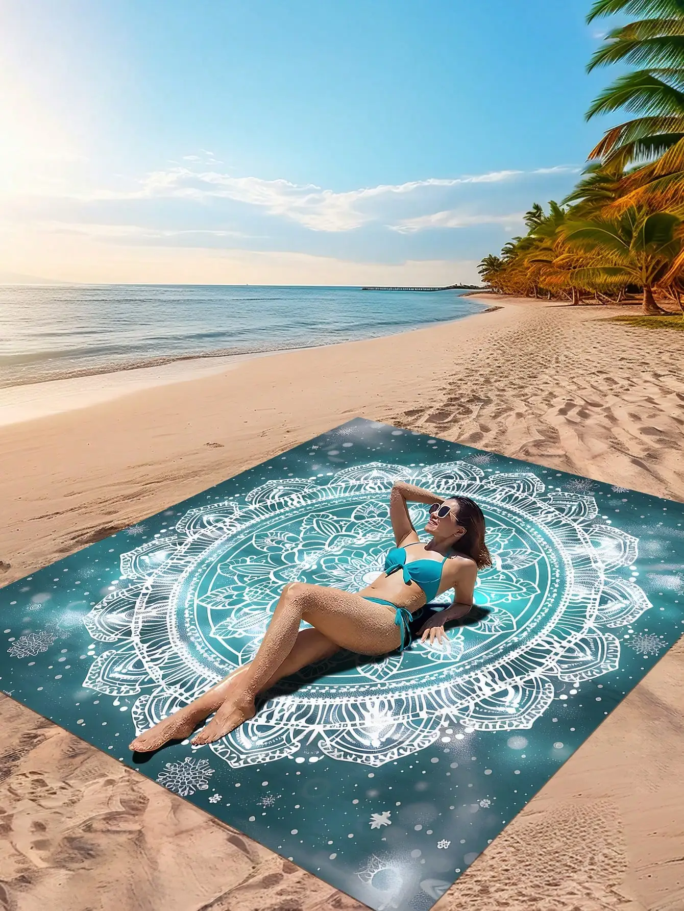 1pc New Outdoor Waterproof Anti-Sand Digital Printed Picnic Mat/Beach Towel, Fashionable And Fresh Pattern, Suitable For Camping And Picnics
1pc New Outdoor Waterproof Anti-Sand Digital Printed Picnic Mat/Beach Towel, Fashionable And Fresh Pattern, Suitable For Camping And Picnics