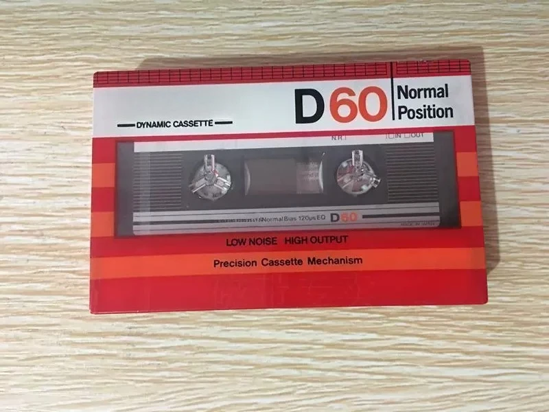 Thai-made for TDK-82 Version D 60-minute blank audio cassette tape, dedicated for repeaters and Sony tape recorders 5pcs
Thai-made for TDK-82 Version D 60-minute blank audio cassette tape, dedicated for repeaters and Sony tape recorders 5pcs