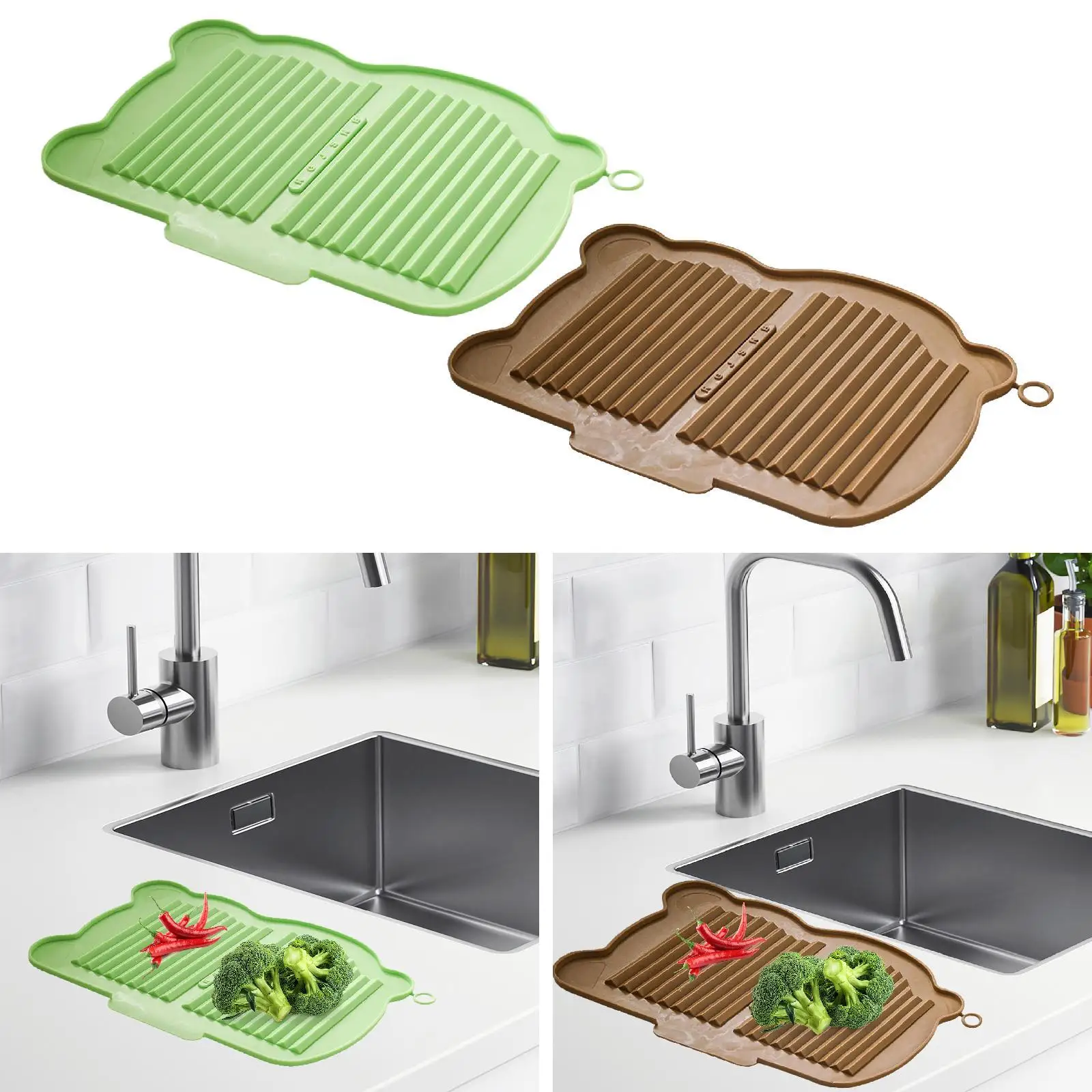 Silicone Dish Drying Mat Multipurpose Drainer Pad Nonslip Kitchen Counter Sink Heat Resistant Mat for Home Use
Silicone Dish Drying Mat Multipurpose Drainer Pad Nonslip Kitchen Counter Sink Heat Resistant Mat for Home Use
