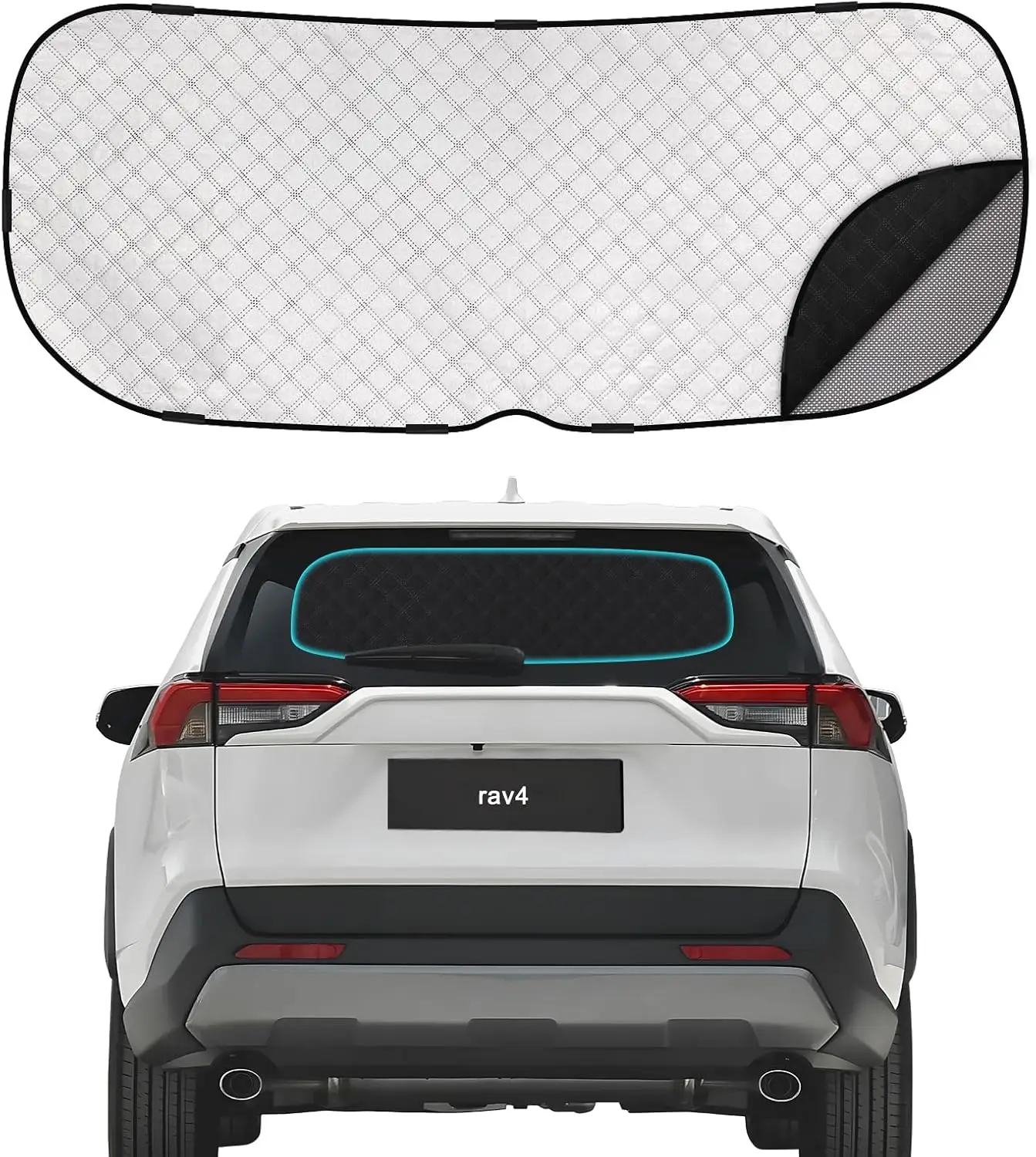 Двухслойная солнцезащитная шторка на заднее стекло для Toyota RAV4 2019-2024, улучшает конфиденциальность и обзорность
Двухслойная солнцезащитная шторка на заднее стекло для Toyota RAV4 2019-2024, улучшает конфиденциальность и обзорность