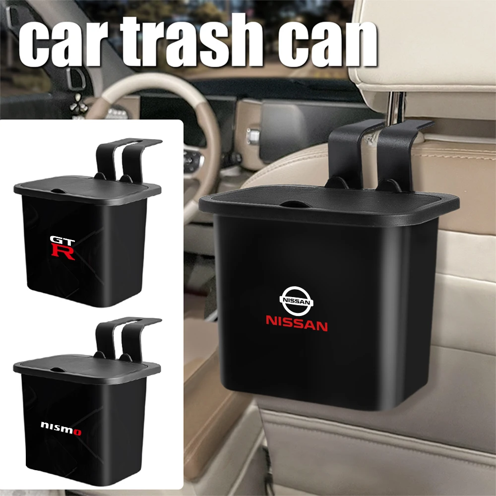 1pc ABS Car Seat Back Hanging Storage Box Trash Bin Auto Hub Cap Accessories For Nissan Nismo GTR Tiida Versa Almera X-Trail
1pc ABS Car Seat Back Hanging Storage Box Trash Bin Auto Hub Cap Accessories For Nissan Nismo GTR Tiida Versa Almera X-Trail