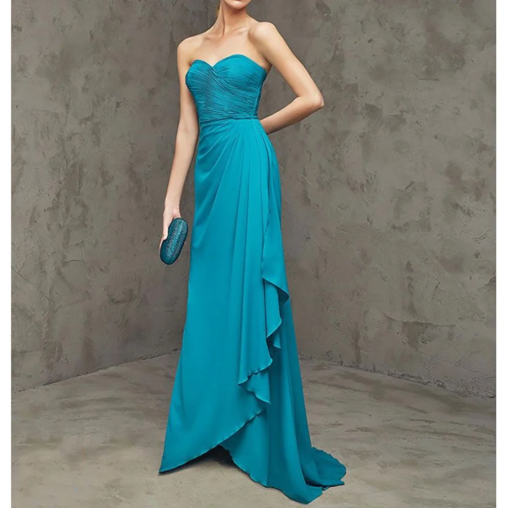 Gorgeous Sweetheart Sleeveless Slim Fit Chic Banquet Custom Women Prom Dress Floor Length Dinner Party Gown
Gorgeous Sweetheart Sleeveless Slim Fit Chic Banquet Custom Women Prom Dress Floor Length Dinner Party Gown
