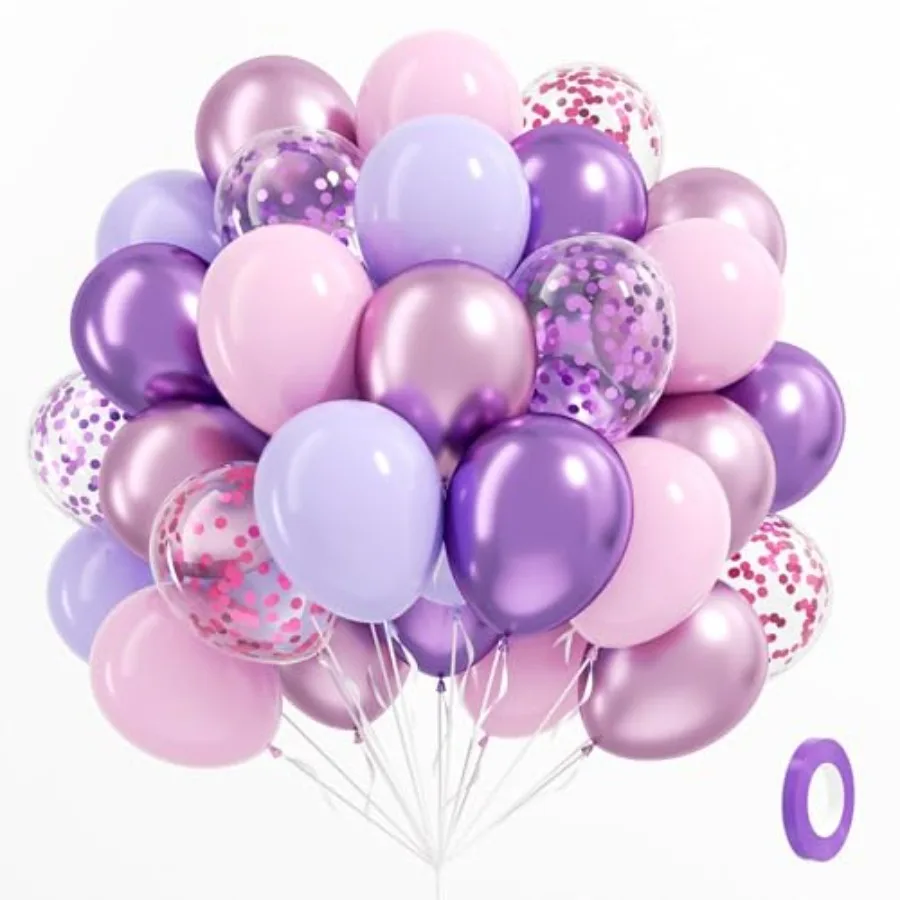 61pcs and Balloons, 12 Inch Confetti Latex Balloons, Metallic Balloon for Bridal Baby Shower Wedding Women Birthday Party Decor
61pcs and Balloons, 12 Inch Confetti Latex Balloons, Metallic Balloon for Bridal Baby Shower Wedding Women Birthday Party Decor