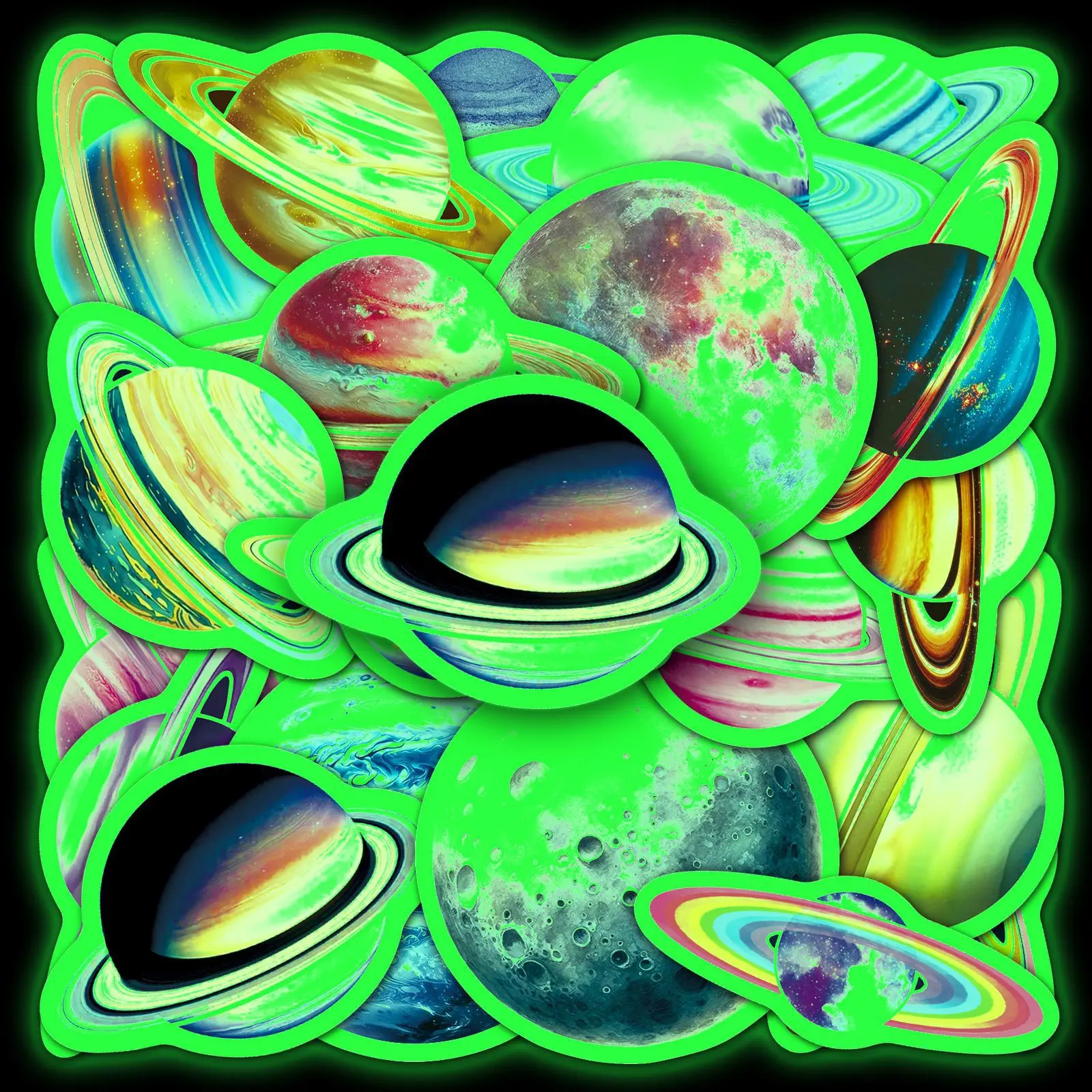 Bview Art 20pcs Glow-in-the-Dark Planet Stickers, Luminous Decals for Phone Cases, Laptops, Notebooks & More
Bview Art 20pcs Glow-in-the-Dark Planet Stickers, Luminous Decals for Phone Cases, Laptops, Notebooks & More