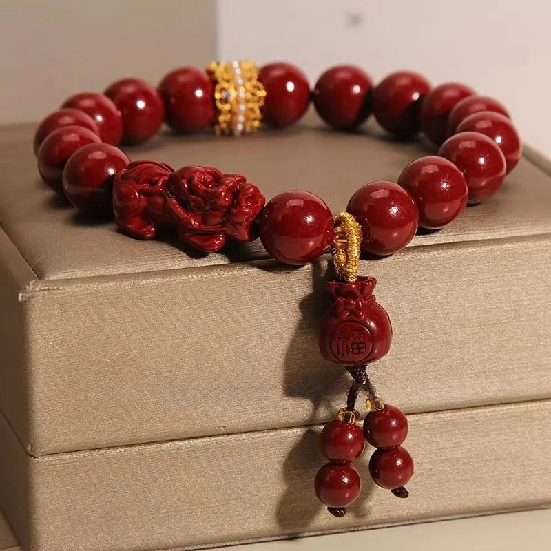 Vermilion Pixiu Bracelet for Men and Women Instagram, Small and Luxury, Exquisite Primordial Year Lucky Bag Pendant, Bracelet
Vermilion Pixiu Bracelet for Men and Women Instagram, Small and Luxury, Exquisite Primordial Year Lucky Bag Pendant, Bracelet