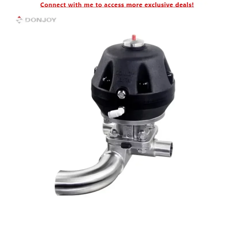 DONJOY Sanitary Tee Diaphragm Valve Stainless Steel 3-way Sanitary Diaphragm Valve Pneumatic Diaphragm Valve
DONJOY Sanitary Tee Diaphragm Valve Stainless Steel 3-way Sanitary Diaphragm Valve Pneumatic Diaphragm Valve