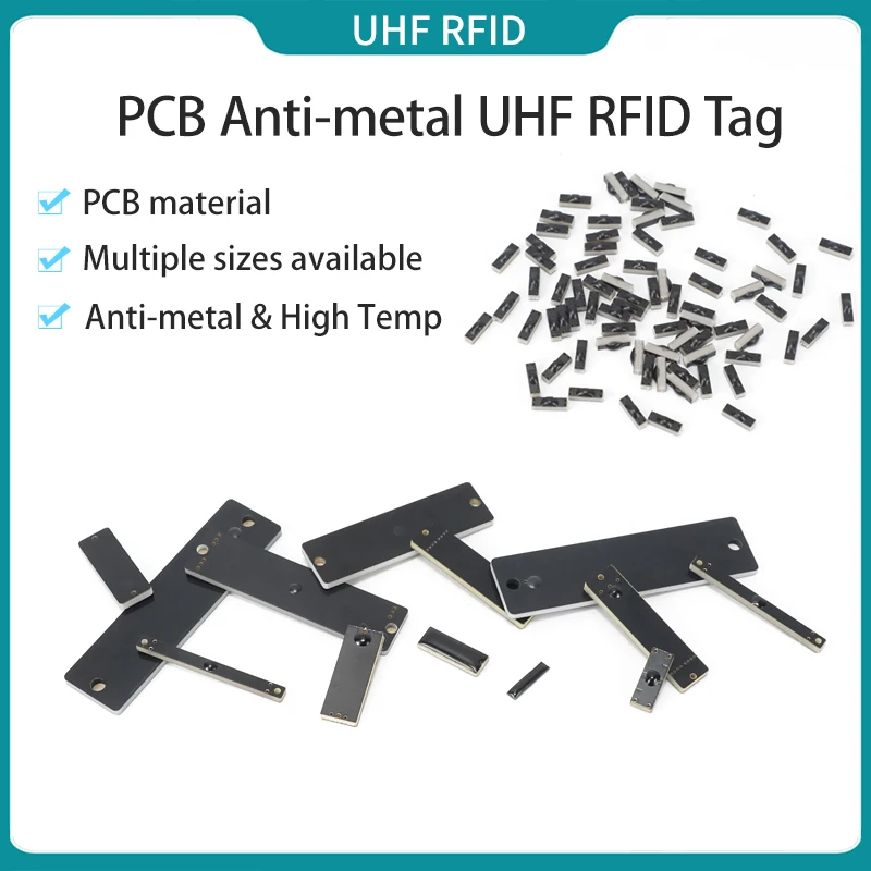 10pcs RFID Tags 865-868Mhz/ 902-928Mhz Long Range Anti Metal Passive PCB UHF RFID Tag for Asset Management
10pcs RFID Tags 865-868Mhz/ 902-928Mhz Long Range Anti Metal Passive PCB UHF RFID Tag for Asset Management