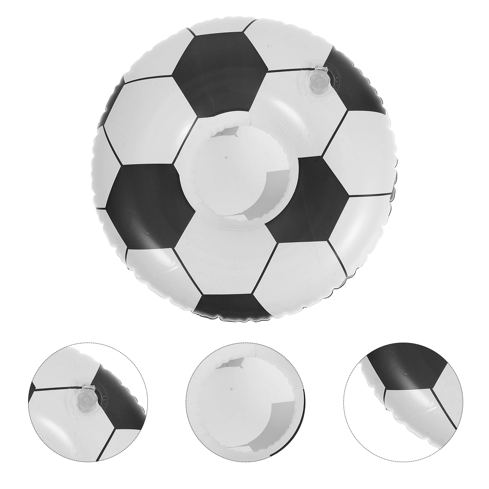 4 Pcs Inflatable Cup Holder Floating Drink PVC Pool Beach Party Accessories Football Theme Events Water Toys
4 Pcs Inflatable Cup Holder Floating Drink PVC Pool Beach Party Accessories Football Theme Events Water Toys