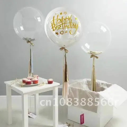 18/20/24/36inch Clear Bobo Balloon Birthday Joyful Sticker Helium Inflatable Air Ballon Wedding Party Decor Children Present Fa
18/20/24/36inch Clear Bobo Balloon Birthday Joyful Sticker Helium Inflatable Air Ballon Wedding Party Decor Children Present Fa