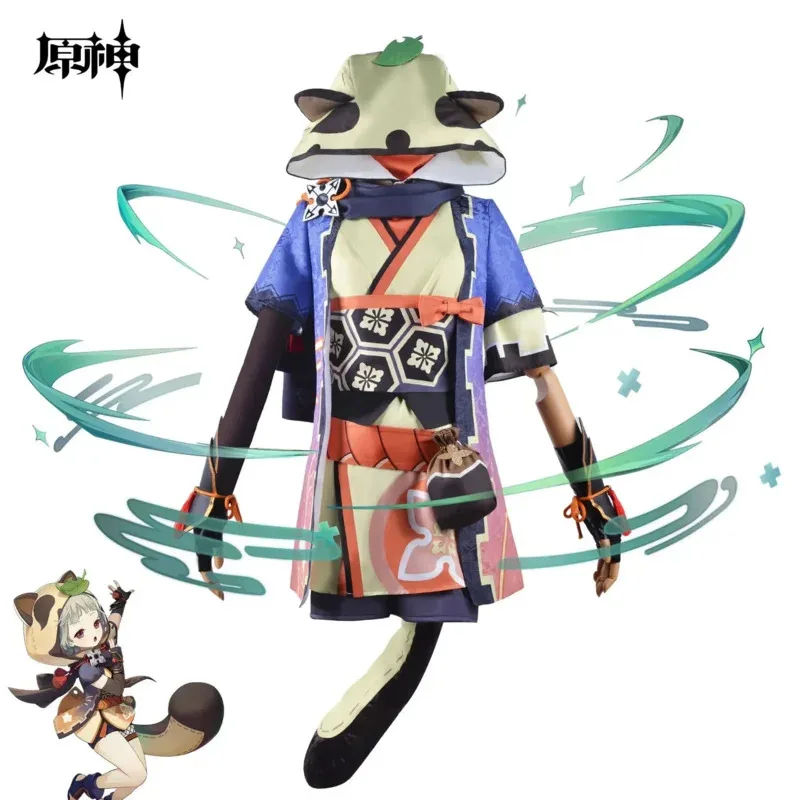 Game Genshin Impact Sayu Cosplay Costume Lovely Dress Hat Tail Full Set Inazuma Sayu Outfits Wig for Comic Cos Halloween Suit
Game Genshin Impact Sayu Cosplay Costume Lovely Dress Hat Tail Full Set Inazuma Sayu Outfits Wig for Comic Cos Halloween Suit