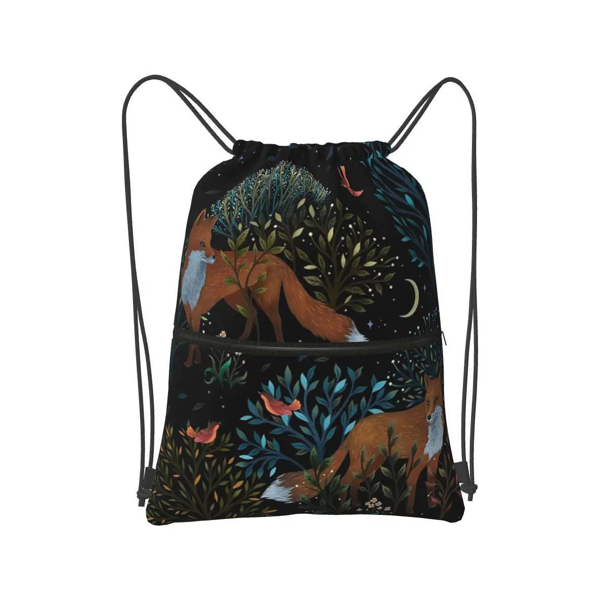 Forest Fox Backpacks Casual Drawstring Bundle Pocket Storage Bag Book Bags for Man Woman School
Forest Fox Backpacks Casual Drawstring Bundle Pocket Storage Bag Book Bags for Man Woman School