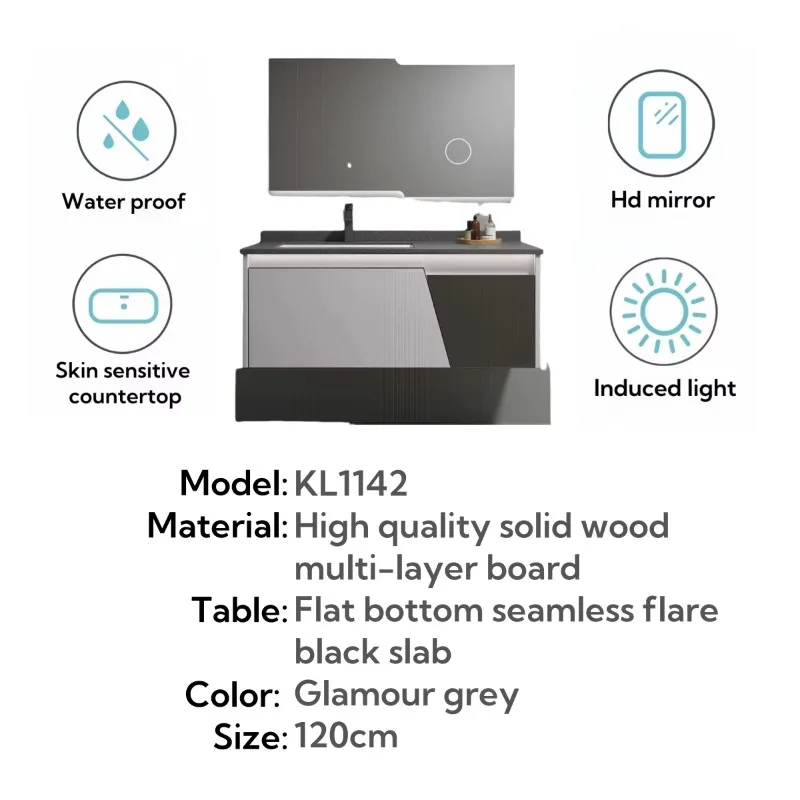 Hotel bathroom 120cm furniture bathroom cabinet luxury mount bathroom vanity waterproof flat design stainless steel
Hotel bathroom 120cm furniture bathroom cabinet luxury mount bathroom vanity waterproof flat design stainless steel