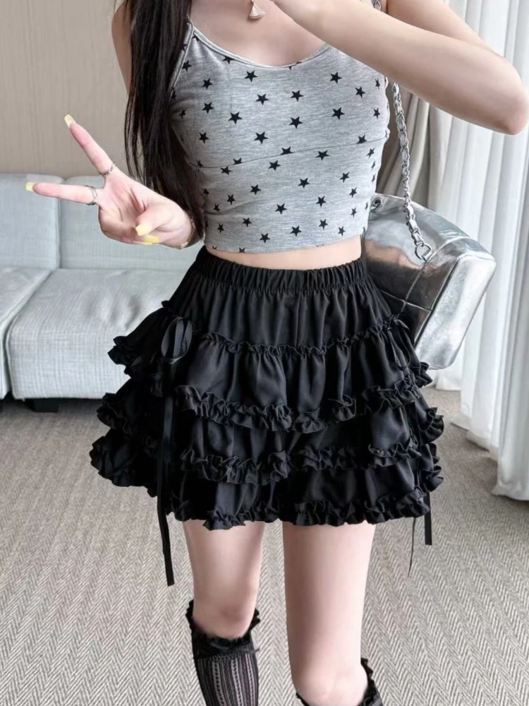 Sweet Lolita Mini Skirt Vintage Lace Ruffles High Waist A-Line Y2K Japanese Kawaii Party Subculture Women Chic Bottoms
Sweet Lolita Mini Skirt Vintage Lace Ruffles High Waist A-Line Y2K Japanese Kawaii Party Subculture Women Chic Bottoms