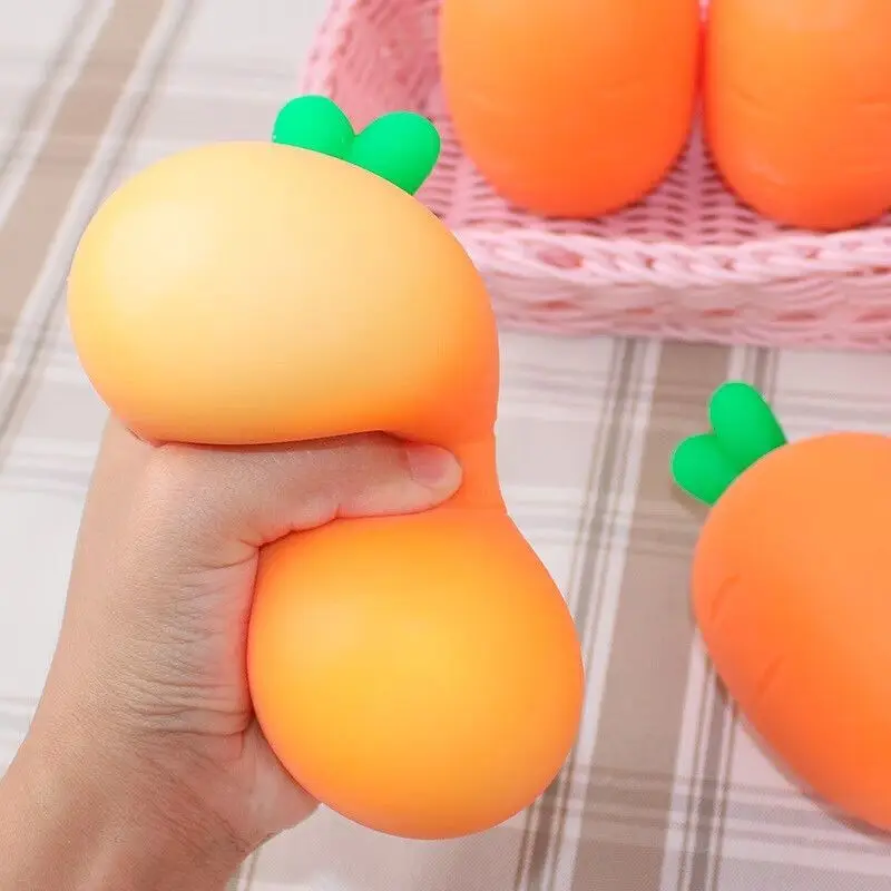Hot Creative Cute Carrot Slow Rebound Decompression Toy High-looking Exquisite Decompression Toy Bad Mood Anxiety Vent Toy Gift
Hot Creative Cute Carrot Slow Rebound Decompression Toy High-looking Exquisite Decompression Toy Bad Mood Anxiety Vent Toy Gift