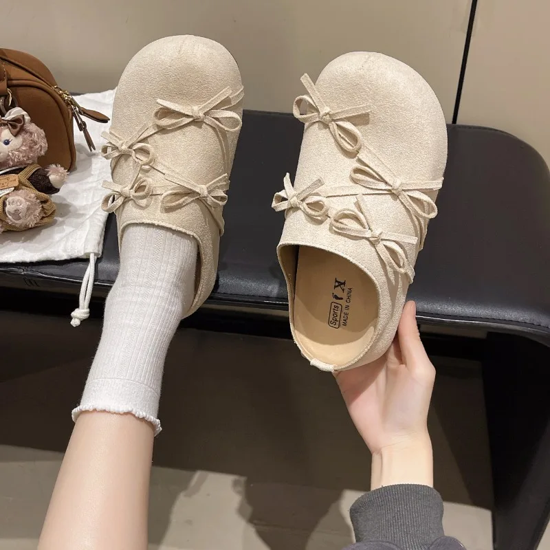 New Womens Shoes Fashion Suede Mueller Slippers for Woman Exquisite Baotou Platform Casual Shoes Designer Shoes Zapatos De Mujer
New Womens Shoes Fashion Suede Mueller Slippers for Woman Exquisite Baotou Platform Casual Shoes Designer Shoes Zapatos De Mujer