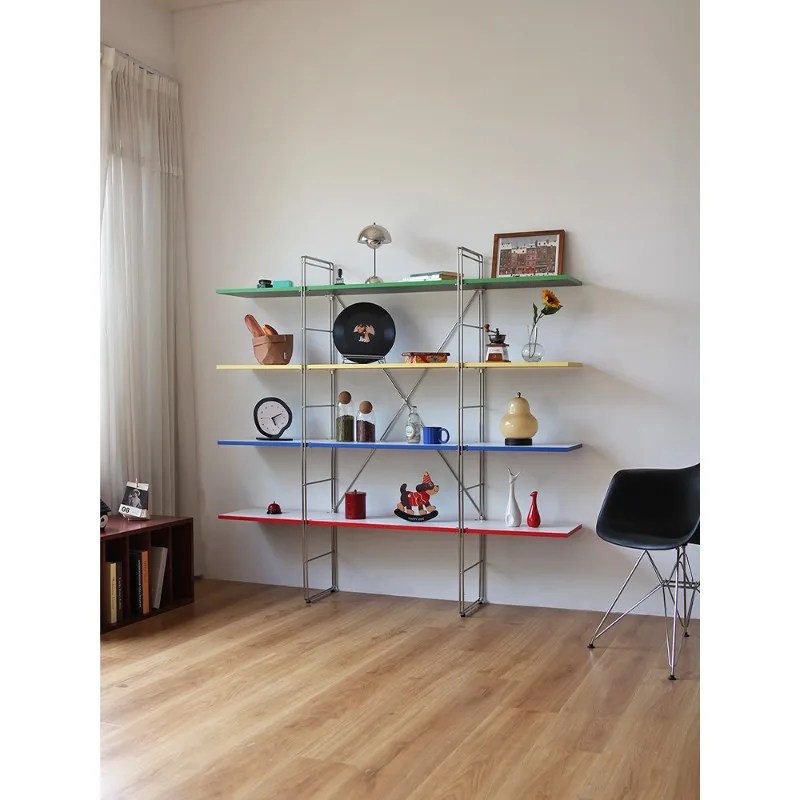 Medieval stainless steel multi-layer storage rack floor-to-ceiling household display rack
Medieval stainless steel multi-layer storage rack floor-to-ceiling household display rack