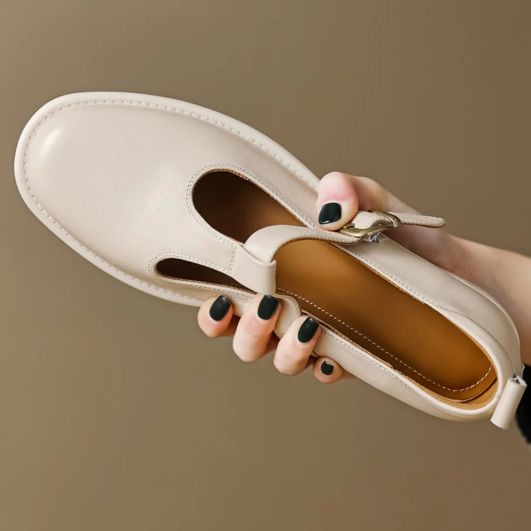 Женские лоферы без шнуровки на плоской подошве с круглым носком и узким ремешком из коровьей кожи, мягкая удобная повседневная женская повседневная обувь высокого качества
Женские лоферы без шнуровки на плоской подошве с круглым носком и узким ремешком из коровьей кожи, мягкая удобная повседневная женская повседневная обувь высокого качества