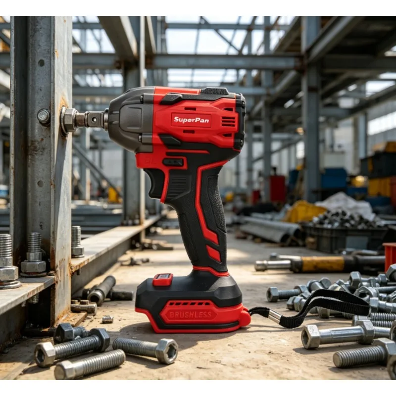 SuperPan 1/2" 380N.m Brushless Cordless Impact Wrench Bare Tool,for DeWalt/Makita/Milwaukee Battery
SuperPan 1/2" 380N.m Brushless Cordless Impact Wrench Bare Tool,for DeWalt/Makita/Milwaukee Battery