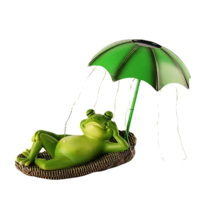 Frog Outdoor Garden Decor Resin Waterproof Night Light With Iron Umbrella Solar Powered Frog Shape Outdoor Garden Decoration
Frog Outdoor Garden Decor Resin Waterproof Night Light With Iron Umbrella Solar Powered Frog Shape Outdoor Garden Decoration