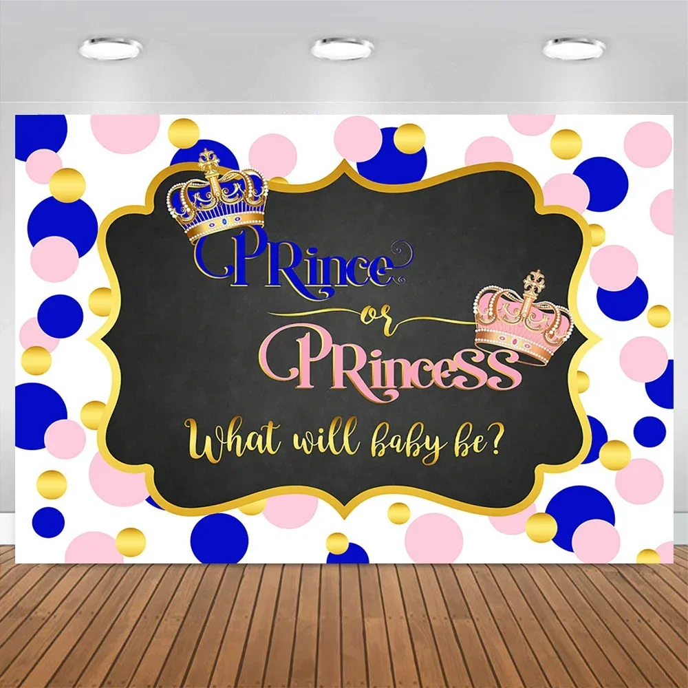 Boy Girl Gender Reveal Party Decoration Backdrop Prop Princess Prince Crown Background Newborn Birthday Photography Equipment
Boy Girl Gender Reveal Party Decoration Backdrop Prop Princess Prince Crown Background Newborn Birthday Photography Equipment