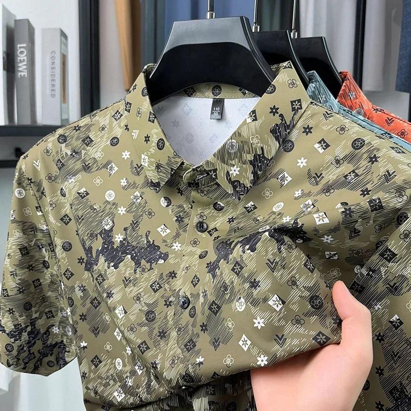 Mens Camo All Over Print Short Sleeve Button Down Shirts Casual Tops Wrinkle Resistant Breathable Summer Daily Wear
Mens Camo All Over Print Short Sleeve Button Down Shirts Casual Tops Wrinkle Resistant Breathable Summer Daily Wear