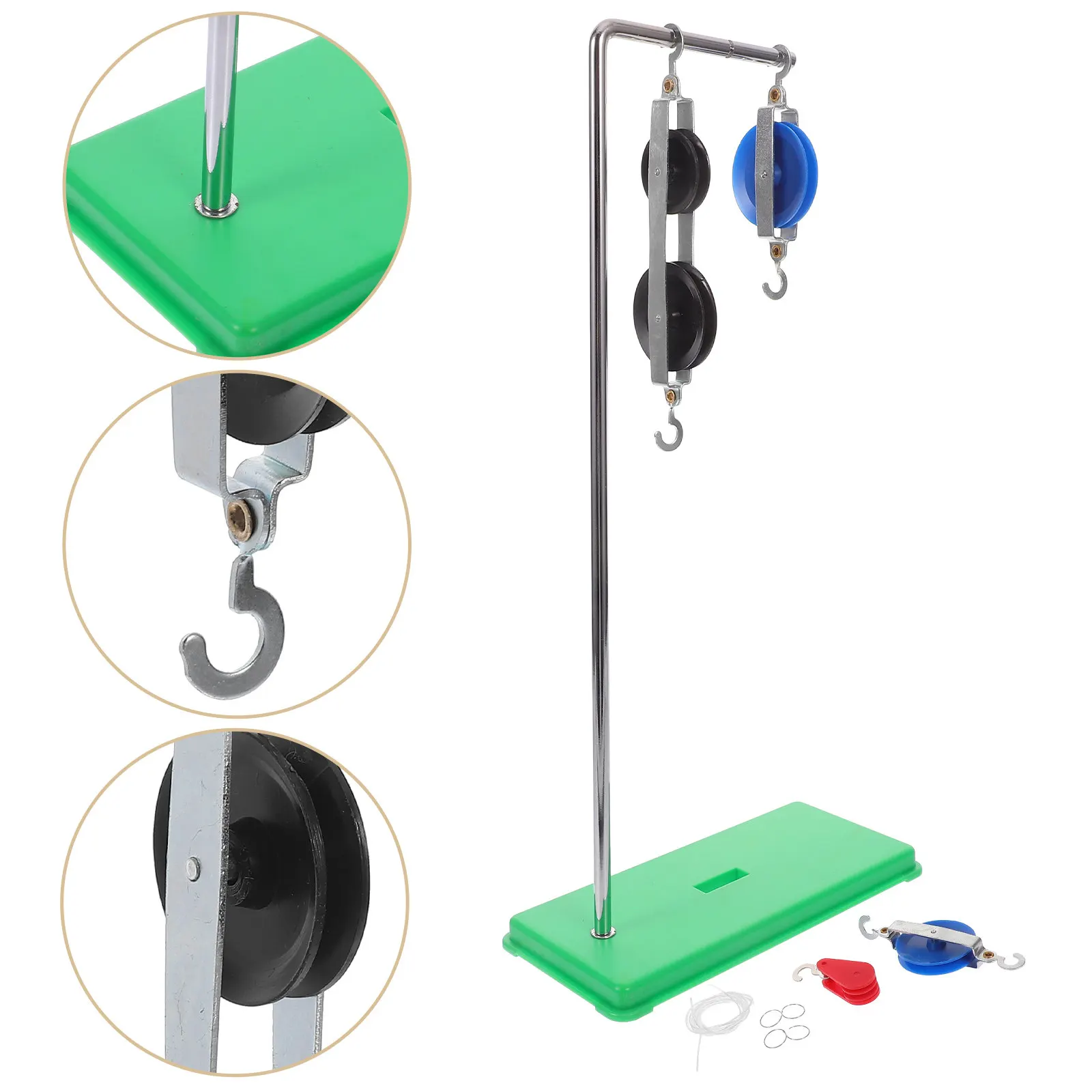 1Set Pulley System Kit Science Learning Kit Physics Experiment Pulley Block Holder Stand for Physics Teaching Educational
1Set Pulley System Kit Science Learning Kit Physics Experiment Pulley Block Holder Stand for Physics Teaching Educational
