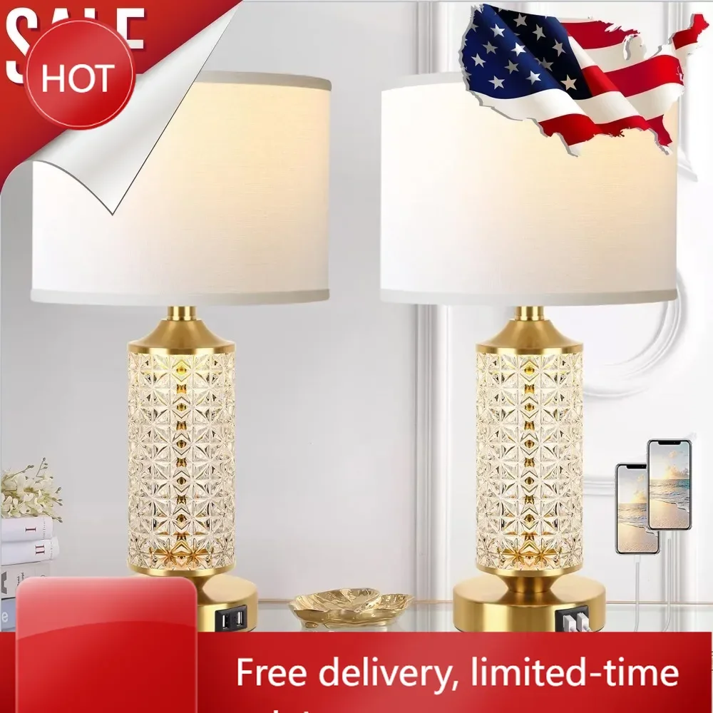 Hot salesCustomizable QiMH Set of 2 Table Lamps with USB Ports, Modern Bedside Lamp with LED Night Light for Bedroom, Nightstand
Hot salesCustomizable QiMH Set of 2 Table Lamps with USB Ports, Modern Bedside Lamp with LED Night Light for Bedroom, Nightstand