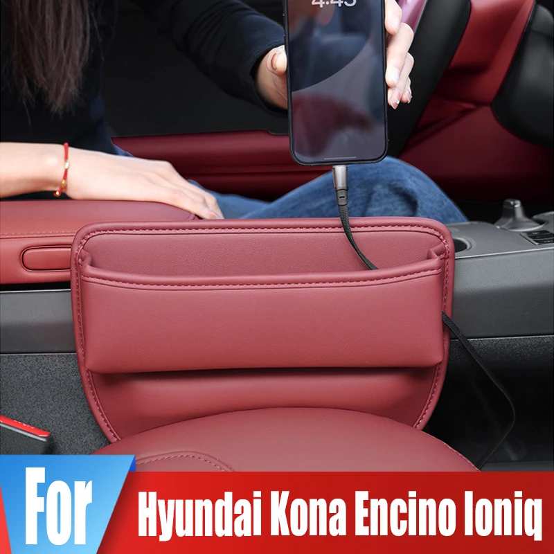 Car Seat Crevice Storage Box For Hyundai Kona Encino Ioniq Cup Key Card Phone Reserved Charging Cable Hole Organizer Accessories
Car Seat Crevice Storage Box For Hyundai Kona Encino Ioniq Cup Key Card Phone Reserved Charging Cable Hole Organizer Accessories