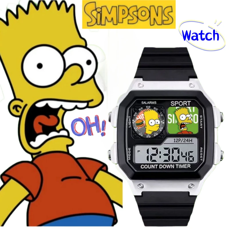 The Simpsons Lisa Homer Marge Anime Two-Dimensional Electronic Watch Student High-Value Digital Display Wristwatch Birthday Gift
The Simpsons Lisa Homer Marge Anime Two-Dimensional Electronic Watch Student High-Value Digital Display Wristwatch Birthday Gift