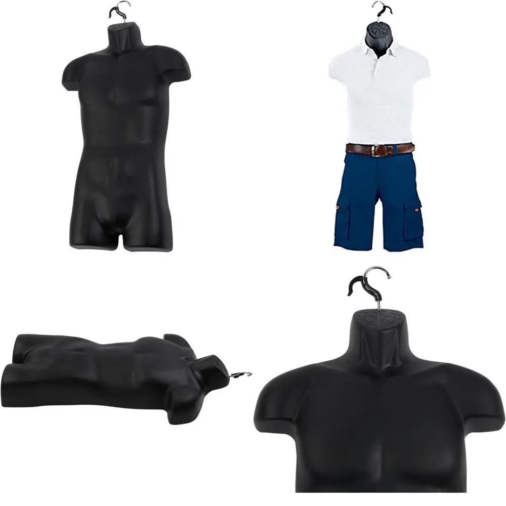 Мужской черный манекен с вырезом на спине, размеры S-L, набор из 3 штук для демонстрации одежды
Мужской черный манекен с вырезом на спине, размеры S-L, набор из 3 штук для демонстрации одежды