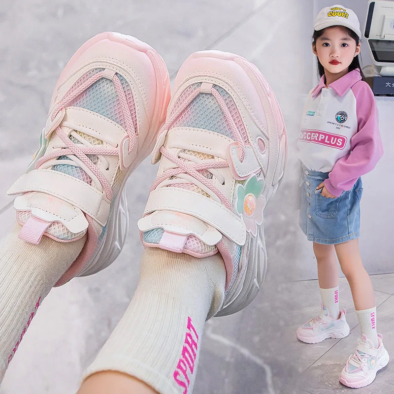 Spring & Summer Fashion Girls Children Shoes Comfort Mesh Breathable Kids Sneakers Sports Casual Size 26-37
Spring & Summer Fashion Girls Children Shoes Comfort Mesh Breathable Kids Sneakers Sports Casual Size 26-37