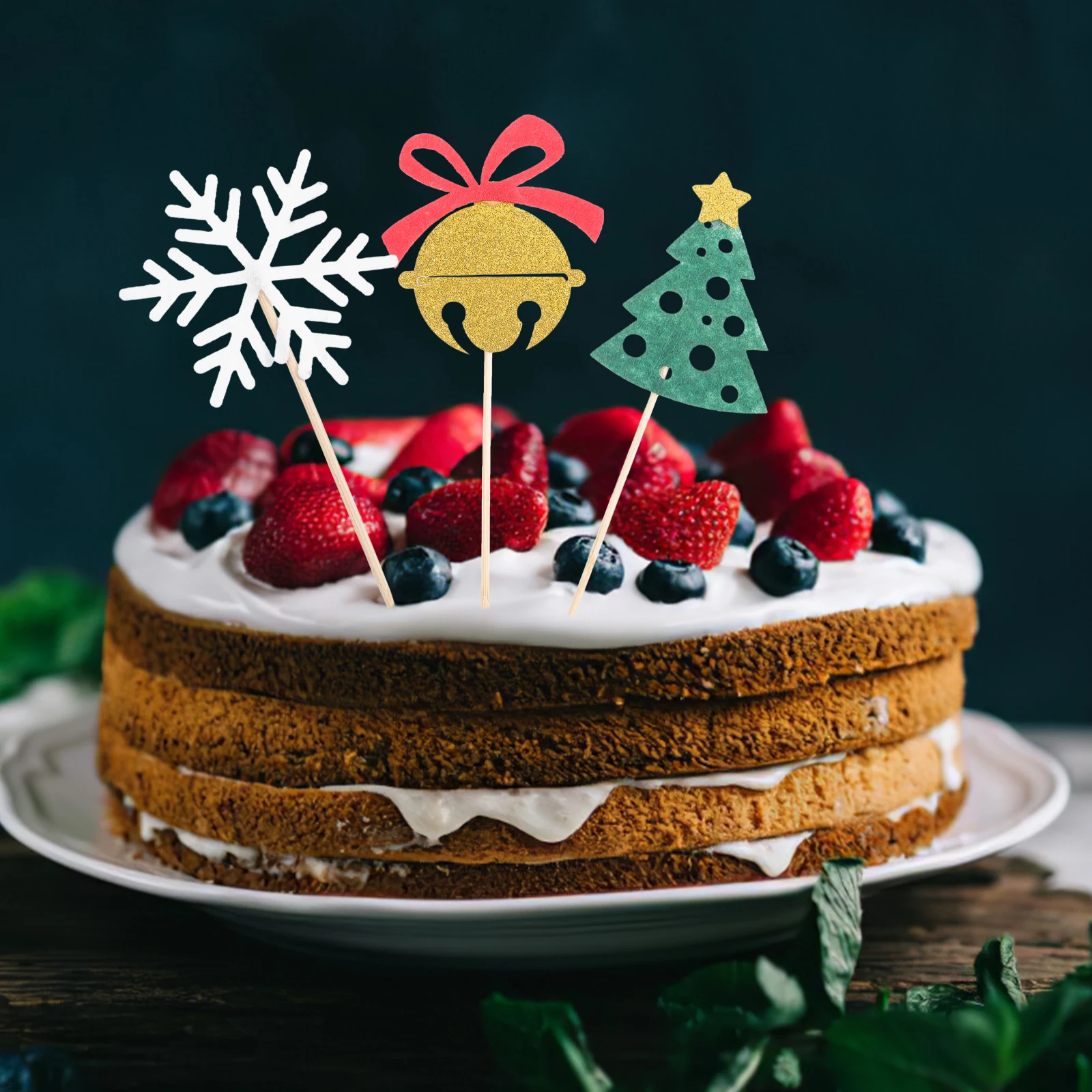 9 Pcs Cake Decorations Picks Decorating Decors Holiday Toppers Baking Mold/cake
9 Pcs Cake Decorations Picks Decorating Decors Holiday Toppers Baking Mold/cake