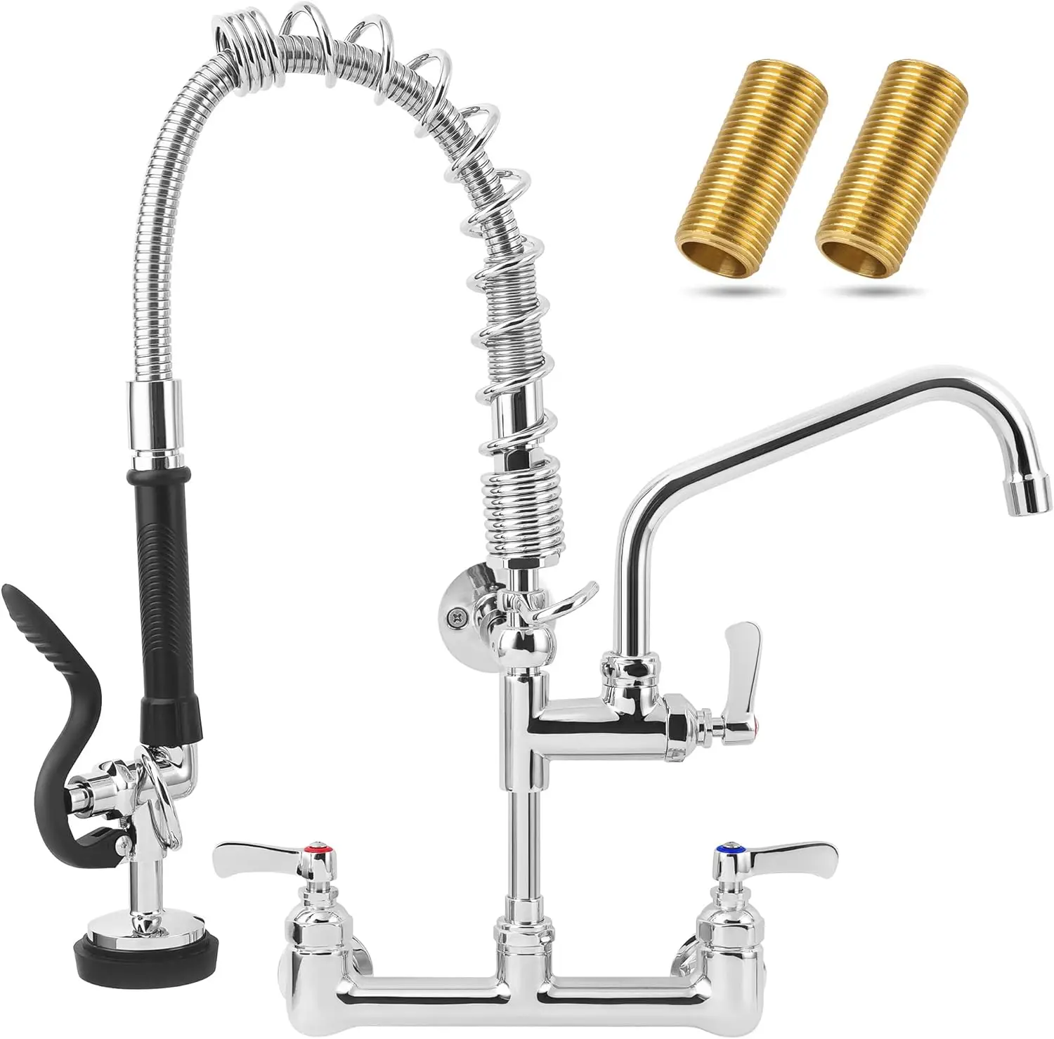 Коммерческий смеситель для раковины с выдвижным распылителем, настенный, высота 21 дюйм, регулируемый излив для кухни
Коммерческий смеситель для раковины с выдвижным распылителем, настенный, высота 21 дюйм, регулируемый излив для кухни