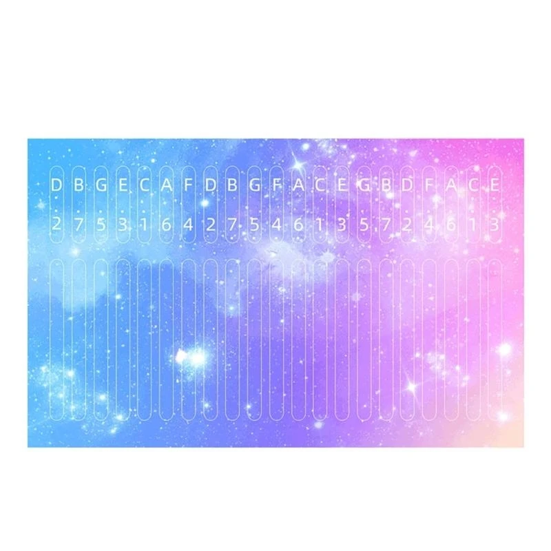 21 Keys Thumb Piano Sticker Thumb Piano Note Sticker Kalimba Note Stickers Set