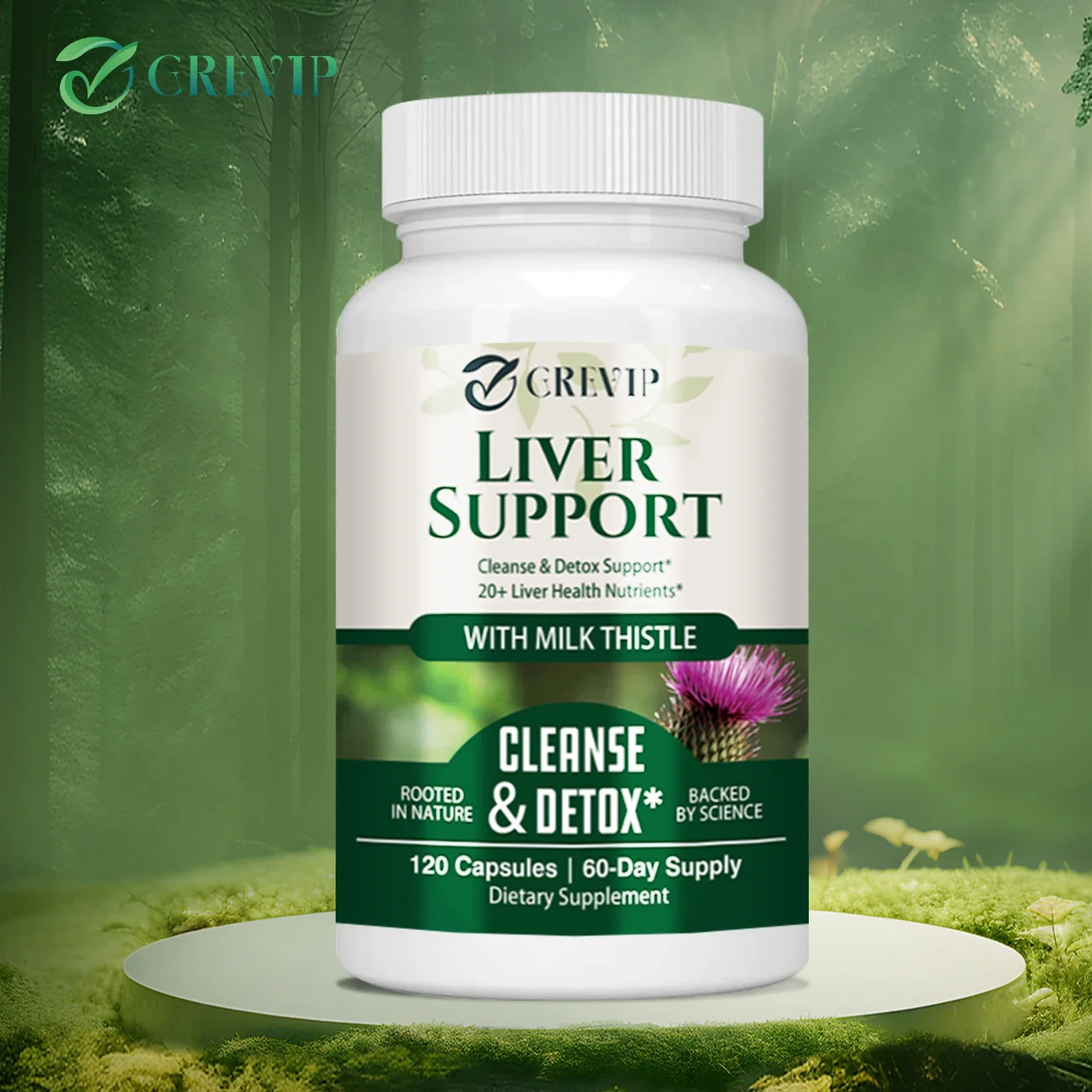 Liver Support - Liver Cleanses, Antioxidant, Improves Digestion and Liver Health - with Milk Thistle, Artichoke, Dandelion Root
Liver Support - Liver Cleanses, Antioxidant, Improves Digestion and Liver Health - with Milk Thistle, Artichoke, Dandelion Root