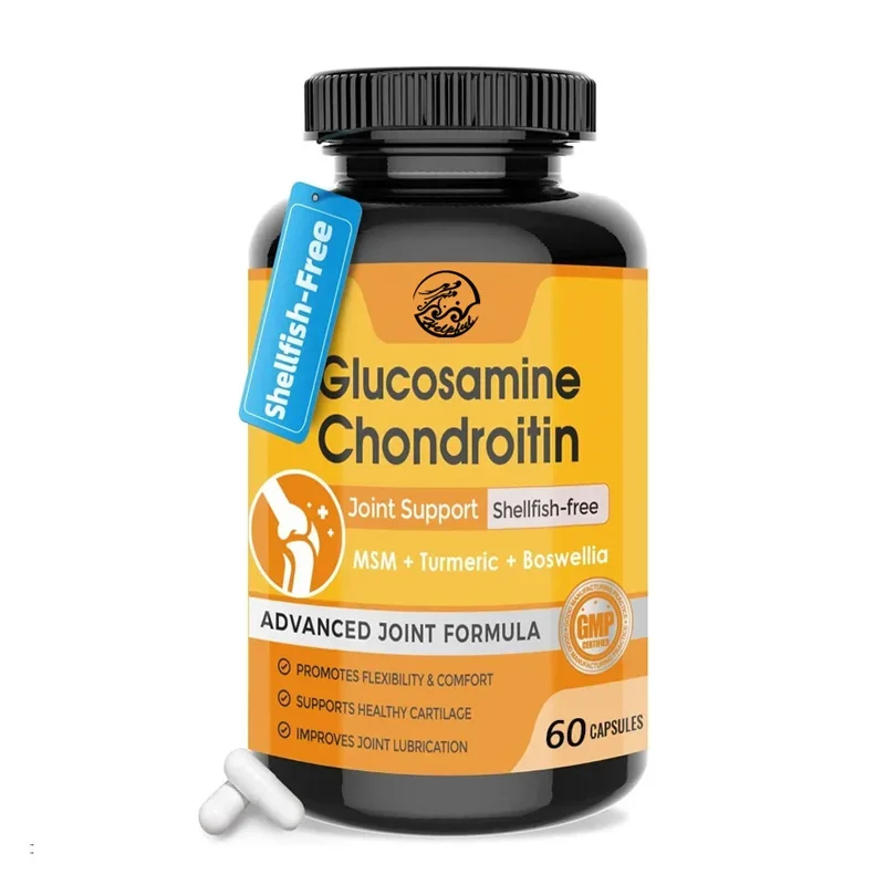 60capsules Glucosamine Chondroitin Sulfate with Turmeric Joint Support Supplement,glucose and Frankincense,used for Joint Health
60capsules Glucosamine Chondroitin Sulfate with Turmeric Joint Support Supplement,glucose and Frankincense,used for Joint Health