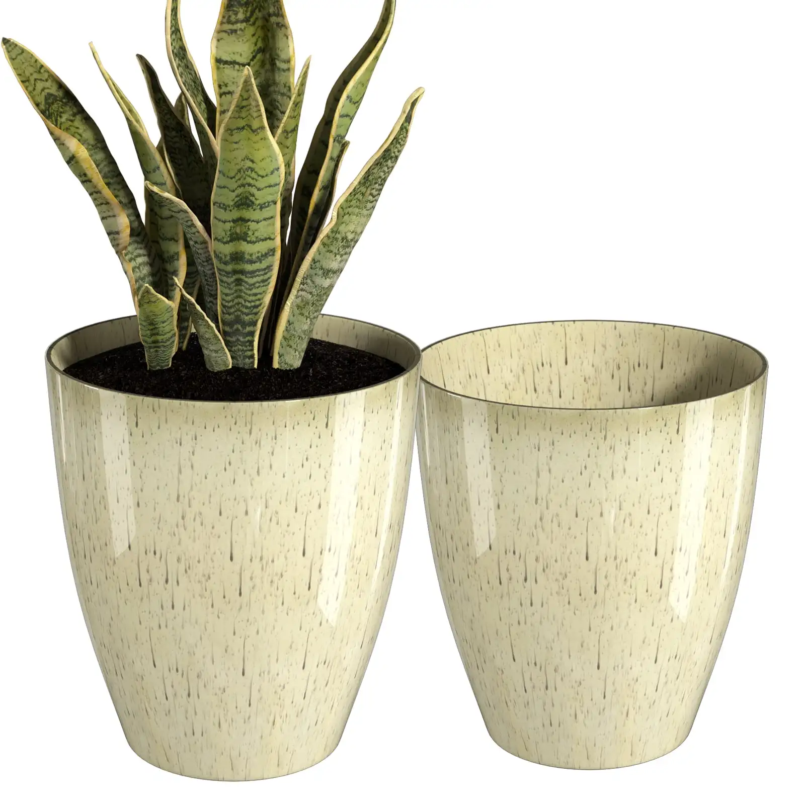 Plant Pots Set of 2 Pack,10 Inch Plant Pot for Indoor and Outdoor Plants with Drainage Hole,Flower Pots Modern Decorative
Plant Pots Set of 2 Pack,10 Inch Plant Pot for Indoor and Outdoor Plants with Drainage Hole,Flower Pots Modern Decorative