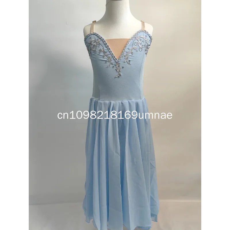 Women Adult Romantic Ballet Dress Long Chiffon Skirt Ballet Artistic Gymnastics Girls Classical Dance Cupid Ballerina Dress
Women Adult Romantic Ballet Dress Long Chiffon Skirt Ballet Artistic Gymnastics Girls Classical Dance Cupid Ballerina Dress
