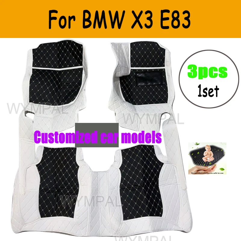 Car floor&trunk mats for BMW X3 E83 2005 2006 2007 2008 2009 2010 Custom foot Pads automobile carpet cover interior accessories
Car floor&trunk mats for BMW X3 E83 2005 2006 2007 2008 2009 2010 Custom foot Pads automobile carpet cover interior accessories