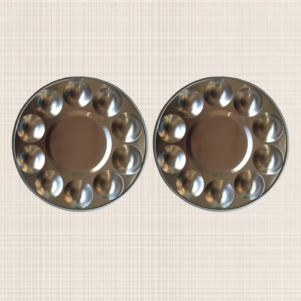 4Pcs 10 Holes Aluminum Color Palette for Kids Students Artists Beginners Durable Rust Proof Easy Carry Color Palette
4Pcs 10 Holes Aluminum Color Palette for Kids Students Artists Beginners Durable Rust Proof Easy Carry Color Palette