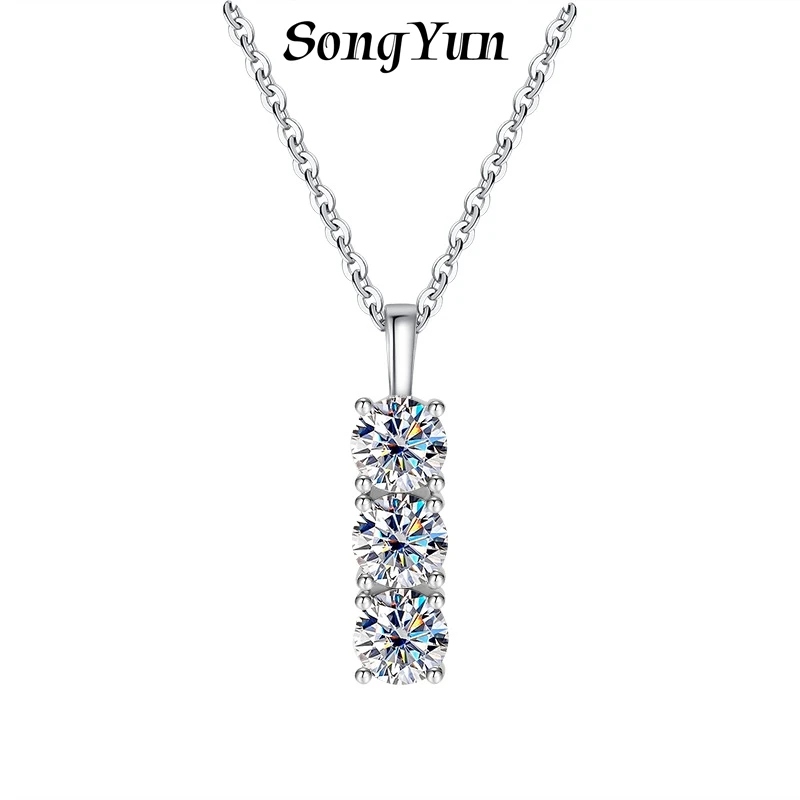 SONGYUN Luxury Jewelry 925 Sterling Silver Necklace Moissanite Diamond Halo Casual for Fiancee 18K Gold Plated MST Patent Pendan
SONGYUN Luxury Jewelry 925 Sterling Silver Necklace Moissanite Diamond Halo Casual for Fiancee 18K Gold Plated MST Patent Pendan