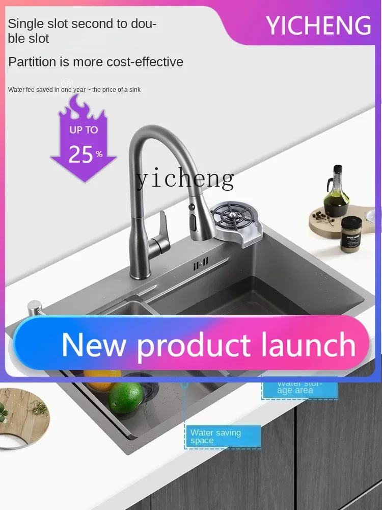 LYY Three-Hole Large Single Sink Handmade Platform Kitchen Vegetable Washing Bowl Basin Vegetable Washing Sink
LYY Three-Hole Large Single Sink Handmade Platform Kitchen Vegetable Washing Bowl Basin Vegetable Washing Sink