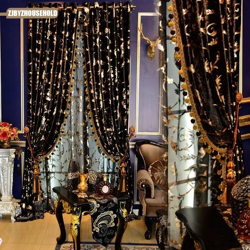 New Curtains for Living Dining Room Bedroom Light Transmitting Non Transparent Window Screen American European Style Balcony
New Curtains for Living Dining Room Bedroom Light Transmitting Non Transparent Window Screen American European Style Balcony