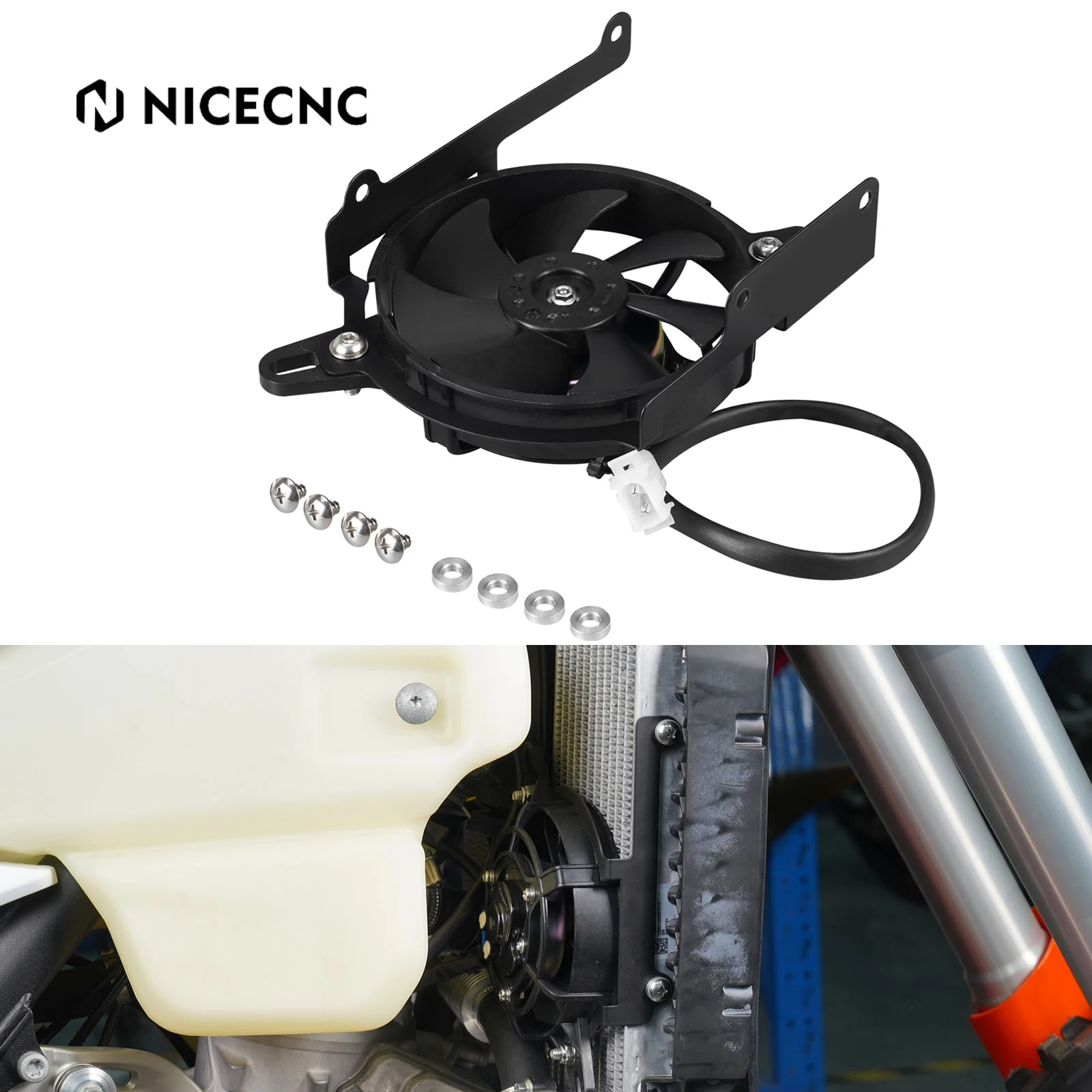 For KTM 2024 2025 EXC 300 EXCF 350 EXC 450 XCW XCF-W XWF 12V Radiator Cooling Fan Bracket Kit SXF 450 XC XCF SX SXF 2023-2025
For KTM 2024 2025 EXC 300 EXCF 350 EXC 450 XCW XCF-W XWF 12V Radiator Cooling Fan Bracket Kit SXF 450 XC XCF SX SXF 2023-2025