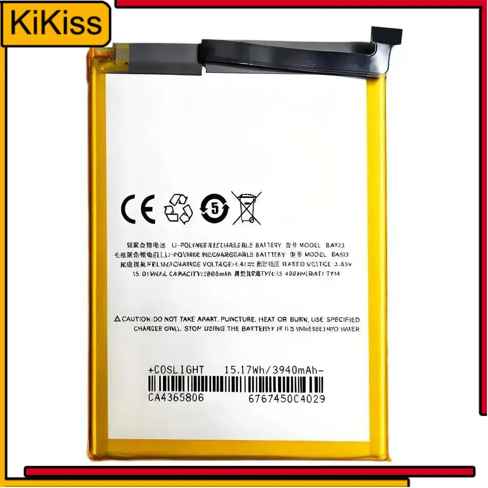 4000Mah Premium Replacement BA923 For Meizu Note 9 M9 High-Efficiency Mobile Phone Battery
4000Mah Premium Replacement BA923 For Meizu Note 9 M9 High-Efficiency Mobile Phone Battery