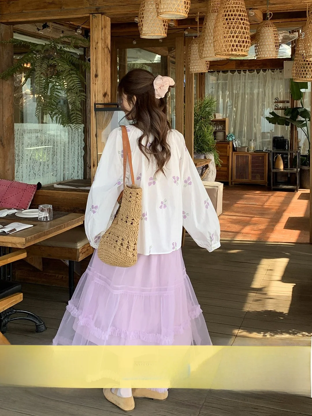 Long Sleeve Embroidered Shirt Mesh Half Skirt Set Sweet Korean Style Age Reduction Two Piece Set Breathable Polyester Nylon
Long Sleeve Embroidered Shirt Mesh Half Skirt Set Sweet Korean Style Age Reduction Two Piece Set Breathable Polyester Nylon