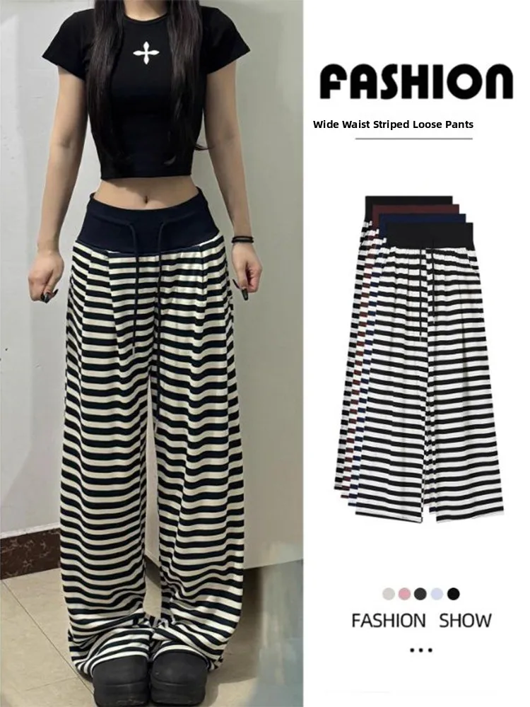 High Waist Wide Leg Casual Pants plus Size Women's Loose Comfortable Slimming Straight Walk Trousers Autumn New Sle
High Waist Wide Leg Casual Pants plus Size Women's Loose Comfortable Slimming Straight Walk Trousers Autumn New Sle