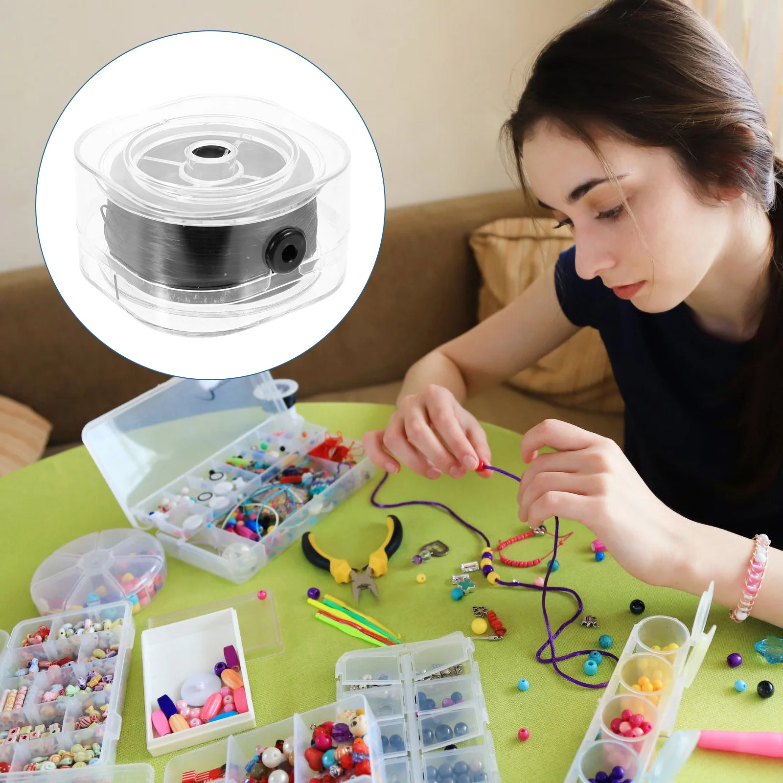 1 Roll Elastic Beading Thread For Diy Jewelry Making Supplies Necklace Bracelet String Stretch Cord Pu Fiber Craft Material
1 Roll Elastic Beading Thread For Diy Jewelry Making Supplies Necklace Bracelet String Stretch Cord Pu Fiber Craft Material