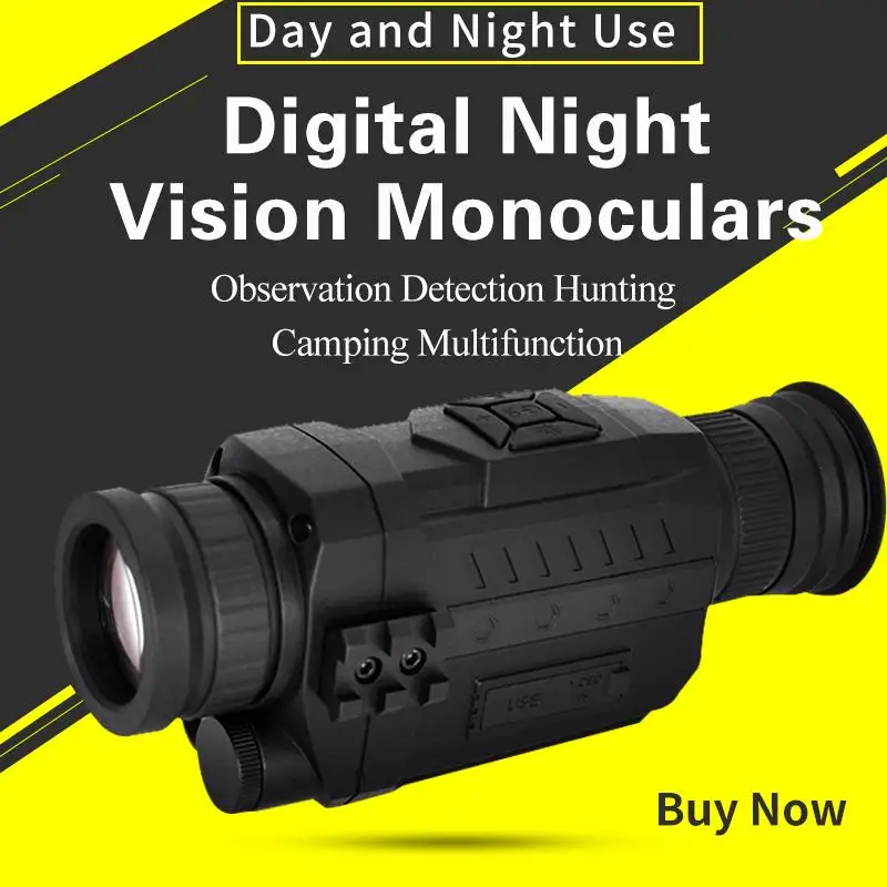 NV0535 Infrared Digital Night Vision Monoculars with 8G TF card full dark 200M range Hunting Telescope Optics
NV0535 Infrared Digital Night Vision Monoculars with 8G TF card full dark 200M range Hunting Telescope Optics