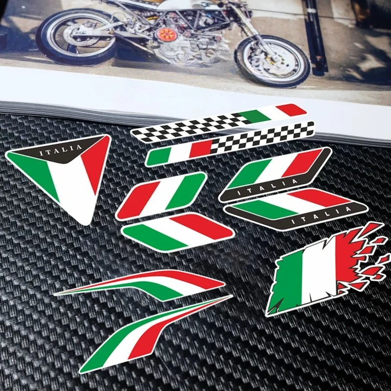 5Pcs Reflective Stickers Classic Green White Red Decals for Motorcycle Fuel Tank Helmet Windshield DIY Accessories Wholesale
5Pcs Reflective Stickers Classic Green White Red Decals for Motorcycle Fuel Tank Helmet Windshield DIY Accessories Wholesale
